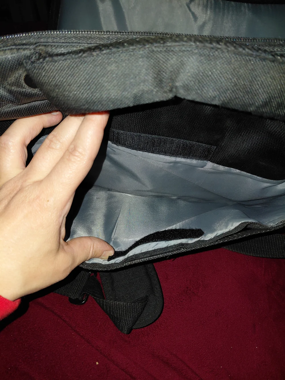 Black Men's Laptop Messenger Bag